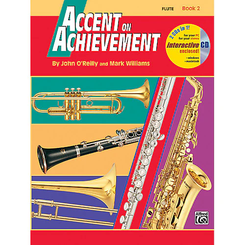 Accent On Achievement: Flute, Book 2 (W/ CD)