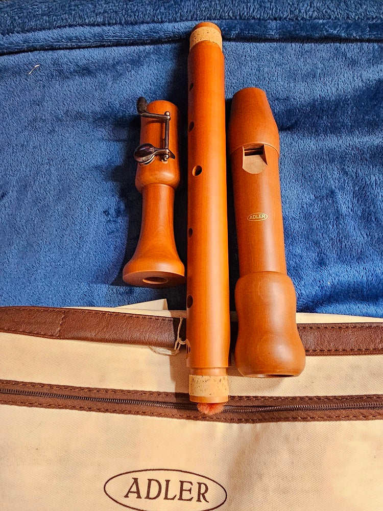 Adler Pearwood Tenor Recorder with Key - Model 1822K - Image 2