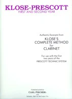 Authentic Excerpts From Klose's Complete Method For Clarinet by Hyacinthe E. Klose - O2575