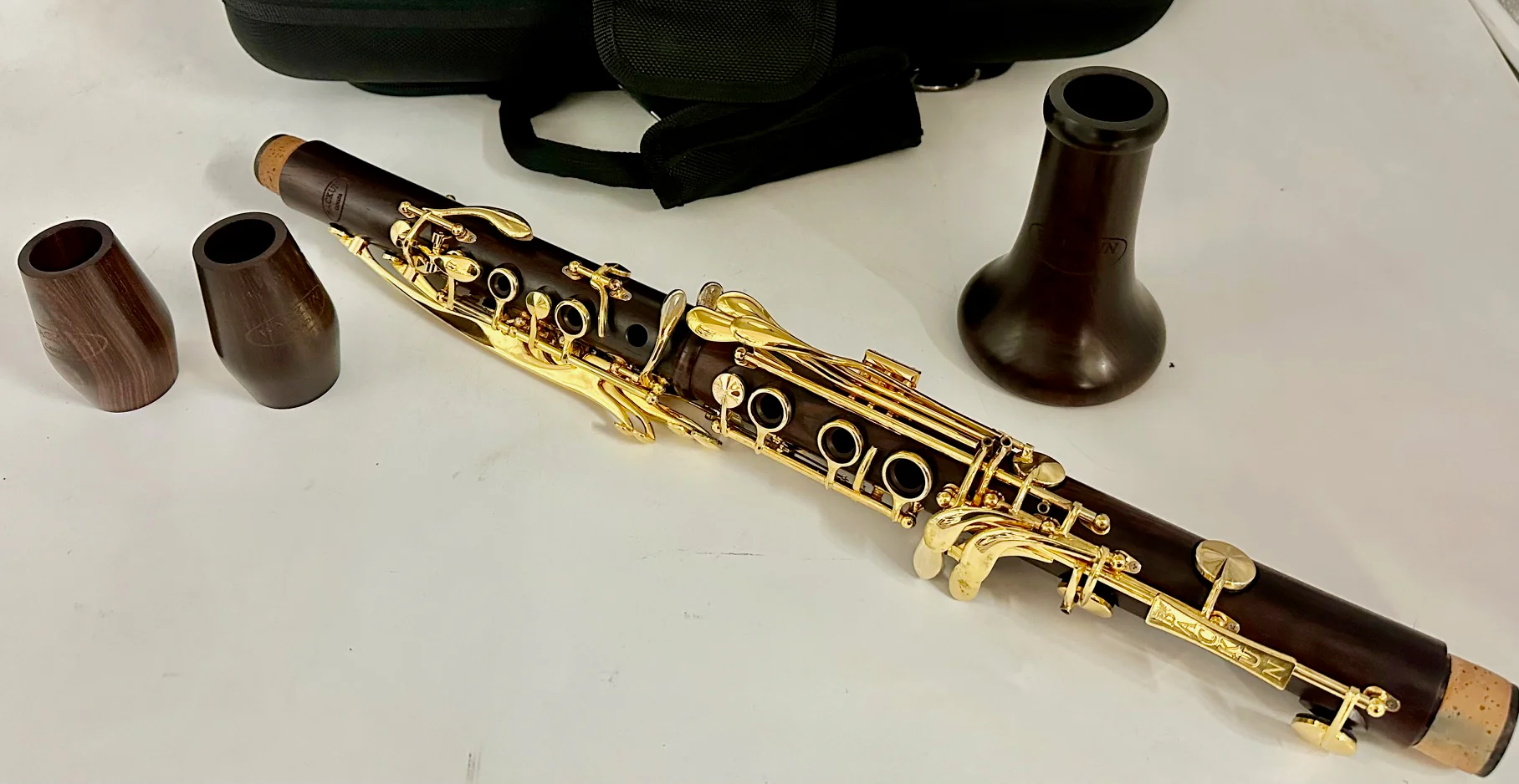 Original Backun BK1 Model Bb Clarinet Grenadilla with Gold Keys - Image 3