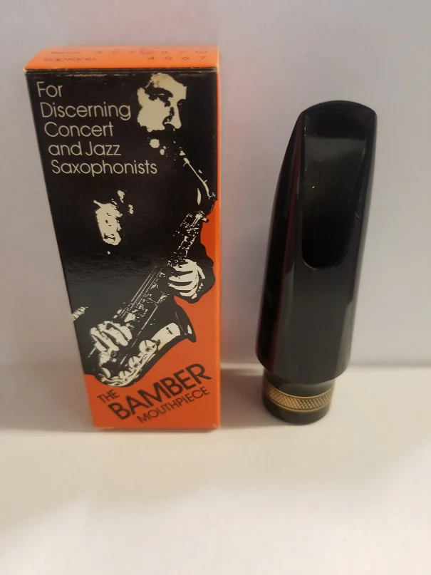 Bamber Concert Hard Rubber Tenor Saxophone Mouthpiece - Image 2