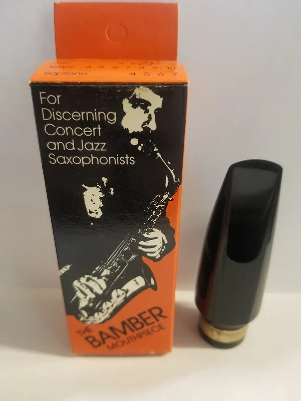 Bamber Jazz Hard Rubber Alto Saxophone Mouthpiece - Image 2