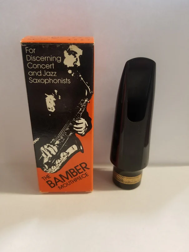 Bamber Jazz Hard Rubber Tenor Saxophone Mouthpiece - Image 2