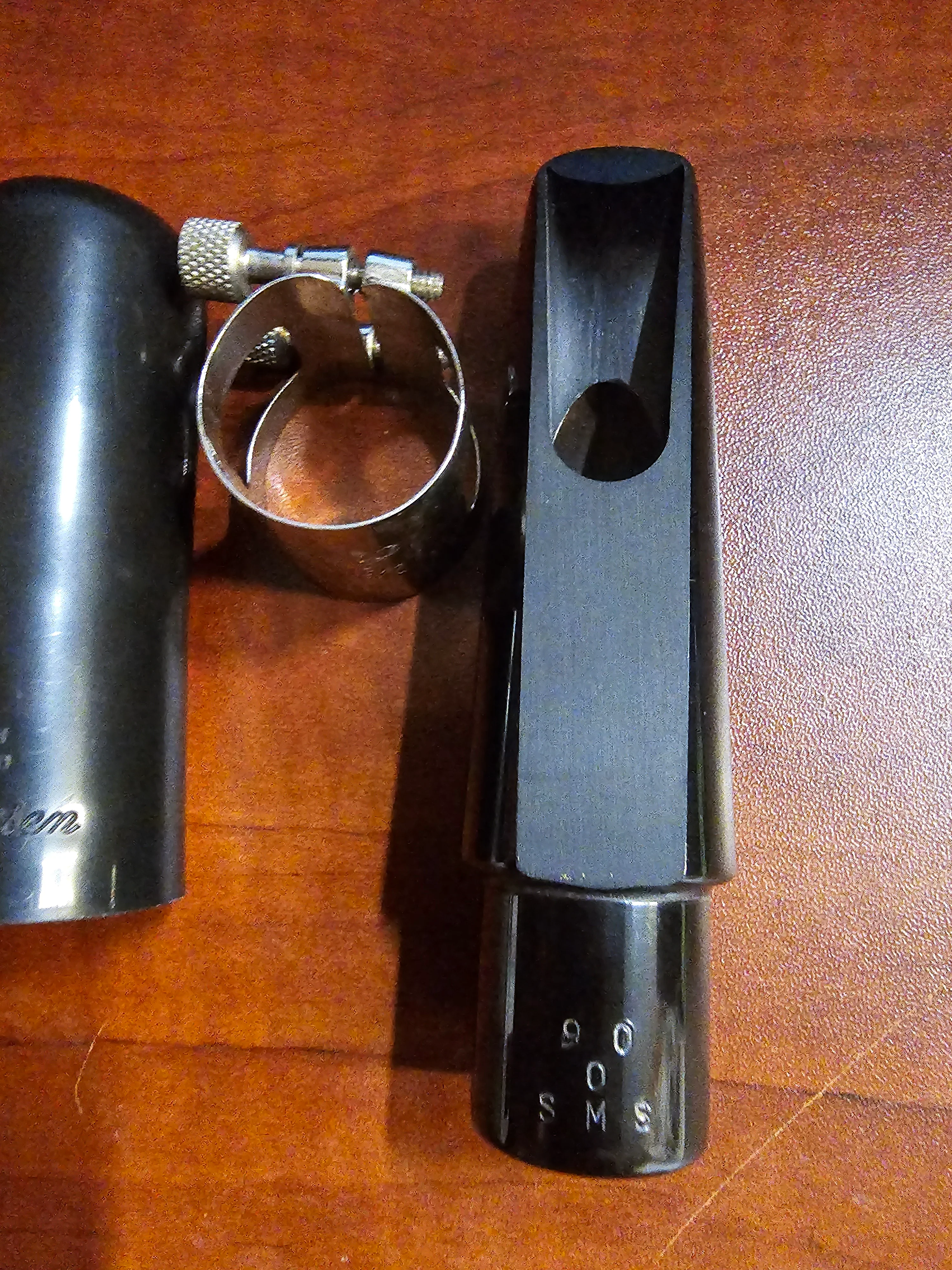 Berg Larsen Tenor Sax Hard Rubber Mouthpiece 90/0 SMS Used - Image 2