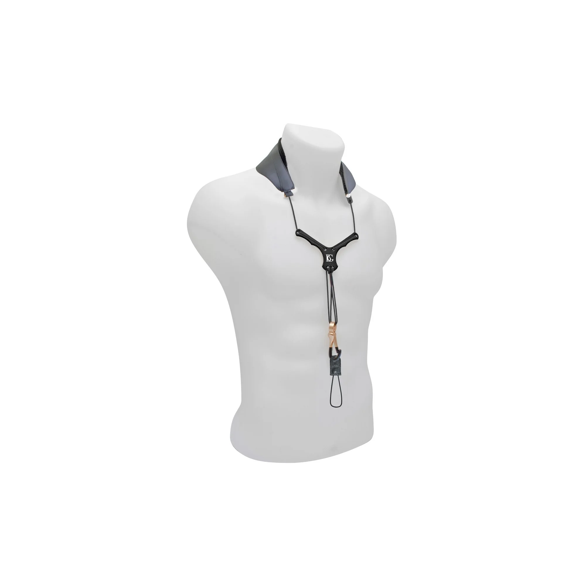 BG France Bass Clarinet Leather Yoke Zen Strap - C70YMSH - Image 3