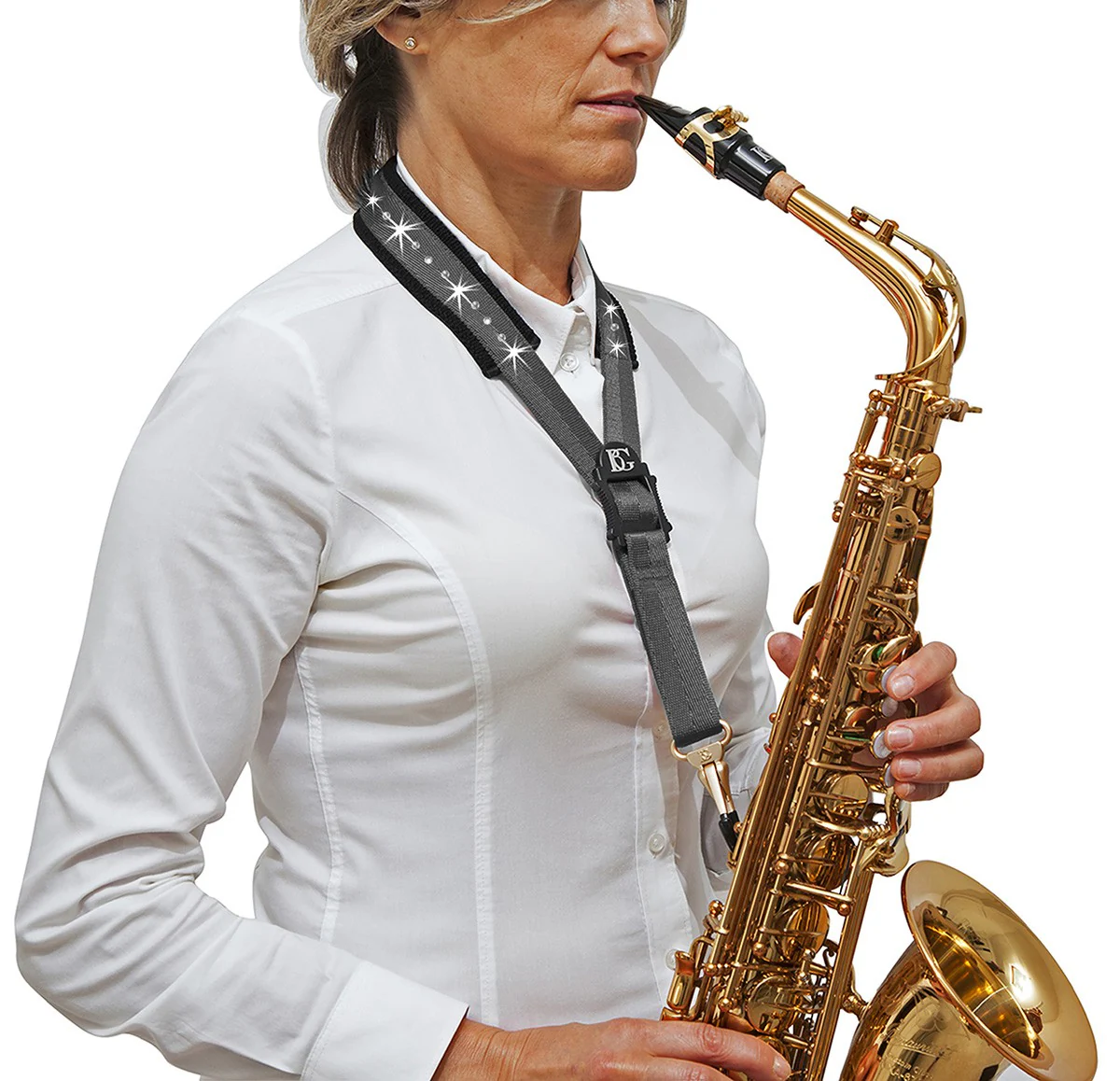 BG France Glam Comfort Strap Alto/Tenor Strap - Image 4