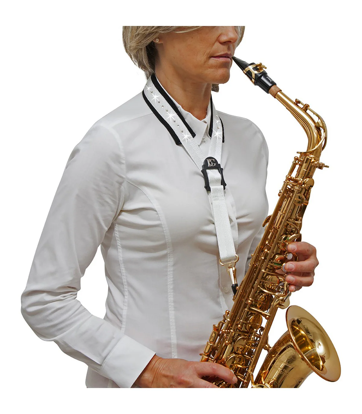 BG France Glam Comfort Strap Alto/Tenor Strap - Image 8