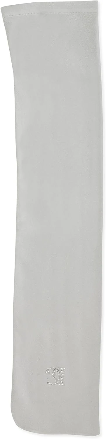 BG France Grey Microfiber Instrument Dust Cover with Rhinestone BG logo - A68