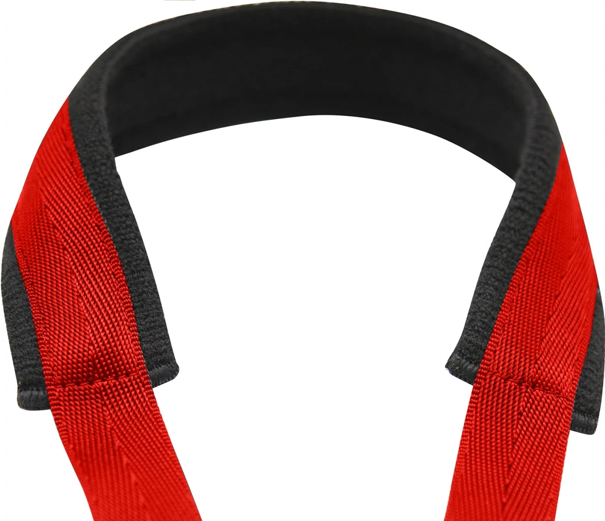 BG France Red Alto/ Tenor Saxophone Neck Strap W/ Large Pad- Plastic Snap Hook - S19SH - Image 3