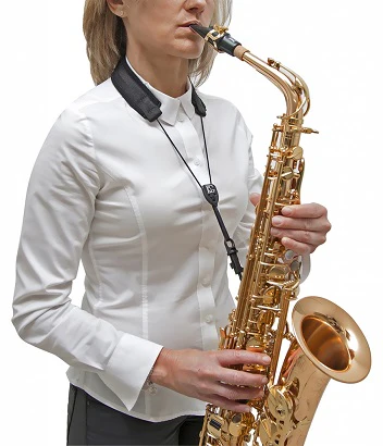 BG France Saxophone Padded Nylon Neck Strap Snap Hook - S80 SH - Image 3