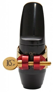 BG France Soprano Sax Ligature Duo Gold Lacquered - LDS0 - Image 3