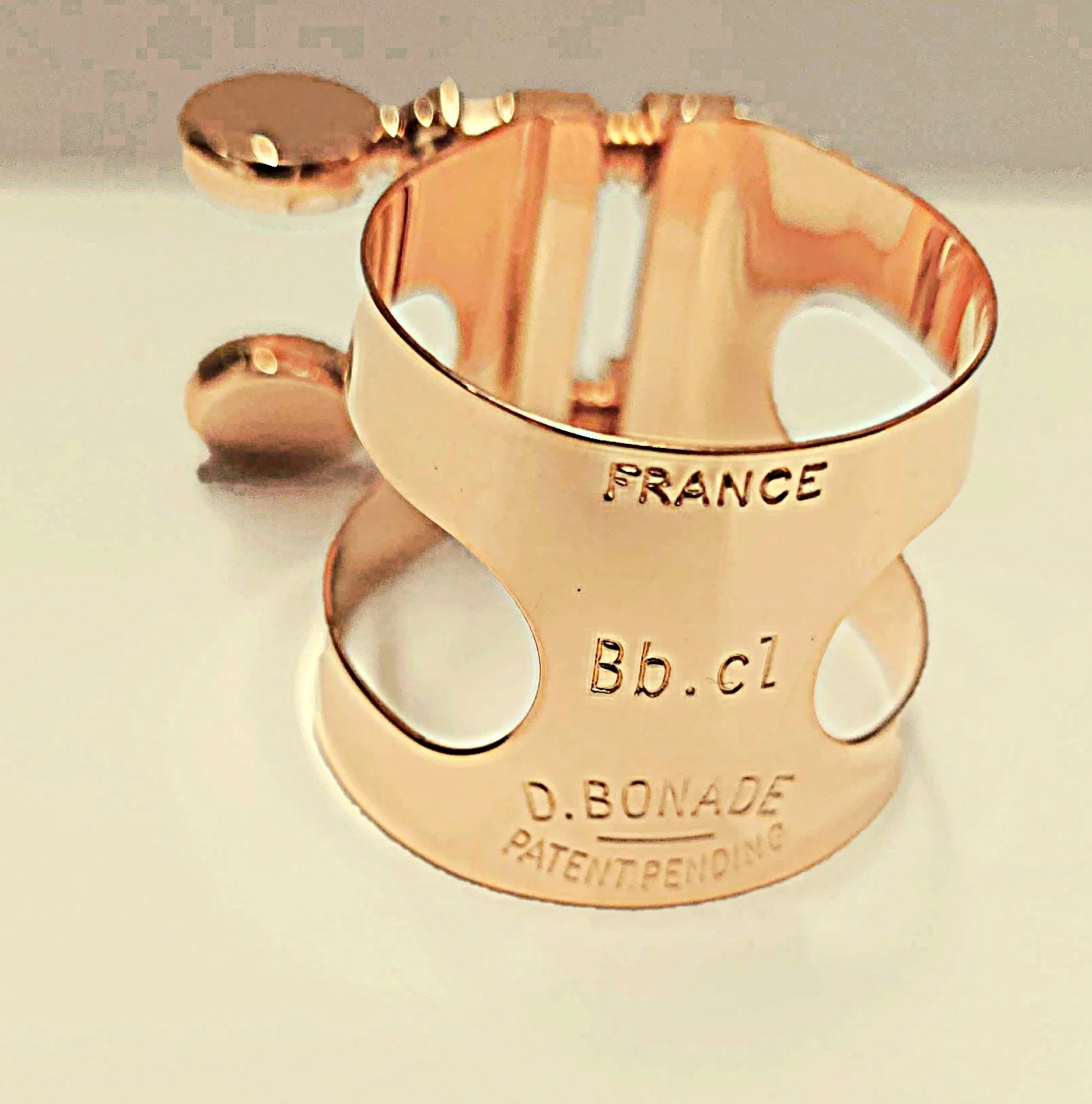Bonade Bb Clarinet Rose Gold Plated Ligature - 2250POR - Image 2