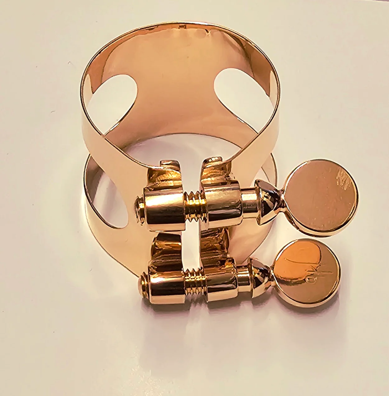 Bonade Bb Clarinet Rose Gold Plated Ligature - 2250POR - Image 3