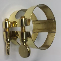 Bonade Inverted Baritone Sax Lacquered Ligature- 2256UG - Image 3