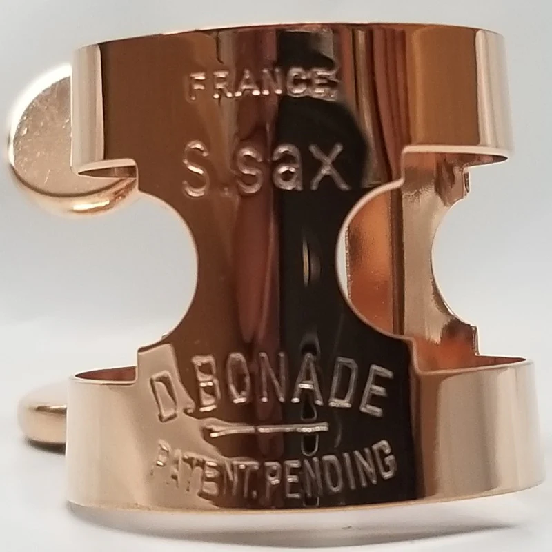 Bonade Soprano Sax Regular Pink Gold Plated Ligature - 2257PO - Image 3