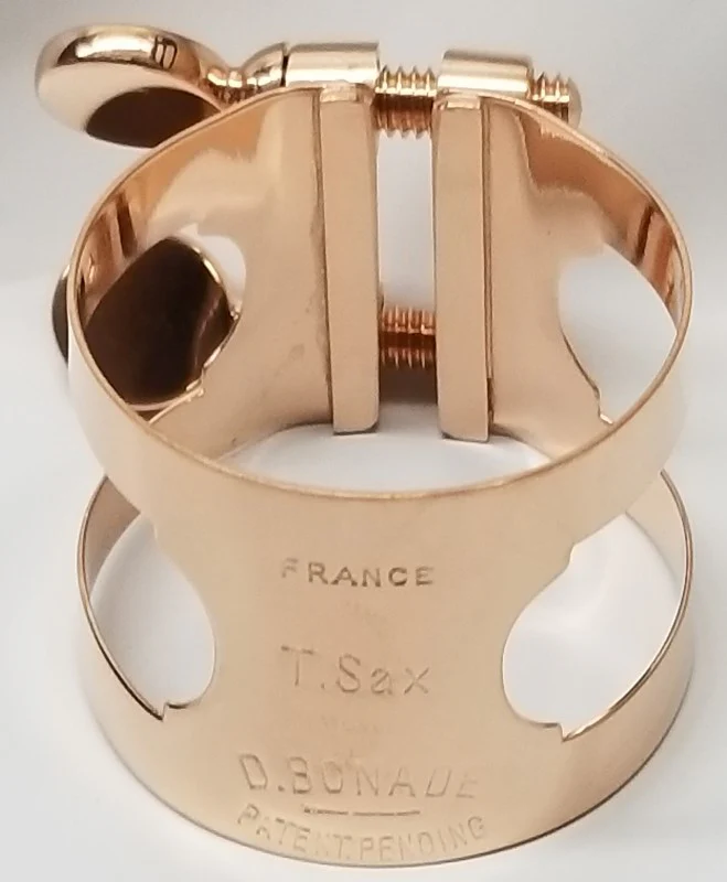 Bonade Tenor Sax Regular Rose Gold Plated Ligature - 2255PO - Image 4