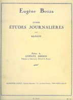 BOZZA 15 ETUDES JOURANLIERES FOR BASSOON - 524-03930