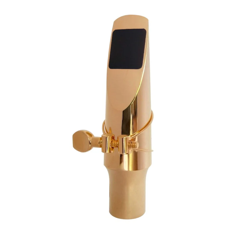Brancher Gold Plated Alto Sax Mouthpiece with Gold Plated Ligature - Image 2