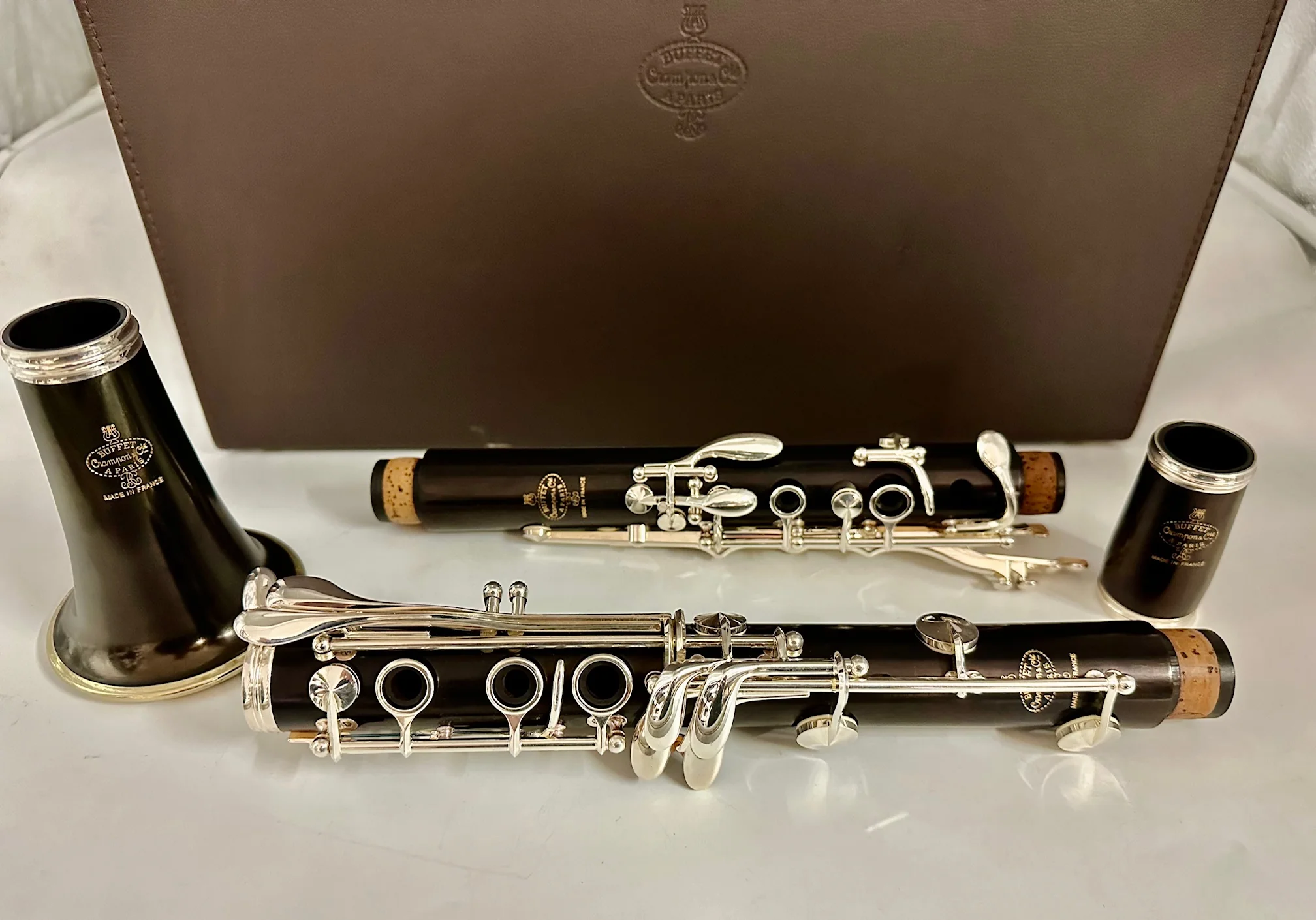 Buffet Crampon R13 A Clarinet Classic Logo with Silver Keys - Image 4
