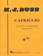 CAPRICCIO FOR CLARINET, TROMBONE & PERCUSSION - BUSS