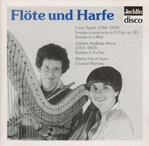 CD AMON; SPOHR: SONATAS FOR FLUTE AND HARP - JECKLIN JD 548-2