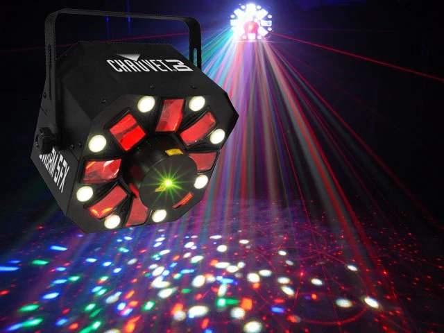 Chauvet DJ 3-IN-1 Derby /LASER/STROBE Effect - Image 4