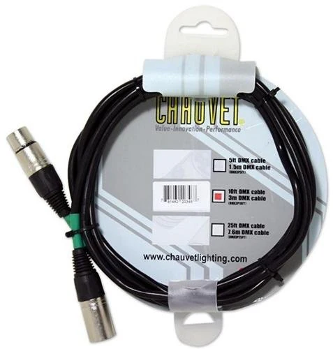 Chauvet DJ 3-PIN DMX Cable 10' Feet - Image 2