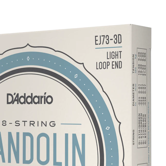 D'Addario EJ73 Mandolin Strings, Phosphor Bronze Light 10-38, 3 Sets EJ73-3D - Image 3