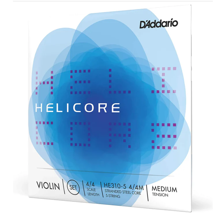 D'Addario Helicore Violin 5-String Set, 4/4 Scale - Image 2