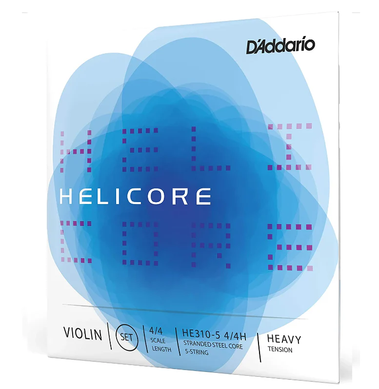 D'Addario Helicore Violin 5-String Set, 4/4 Scale - Image 3
