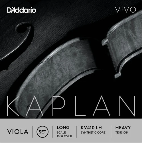 D'Addario Kaplan Vivo Viola String SET, Long Scale, Heavy Tension
