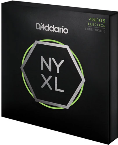 D'Addario Long Scale, Light Top/Medium Bottom, 45-105 Bass Guitar Strings - Image 3