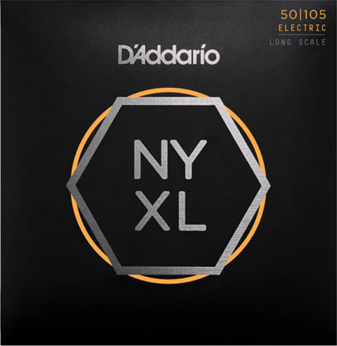 D'Addario Long Scale, Medium, 50-105 Bass Guitar Strings