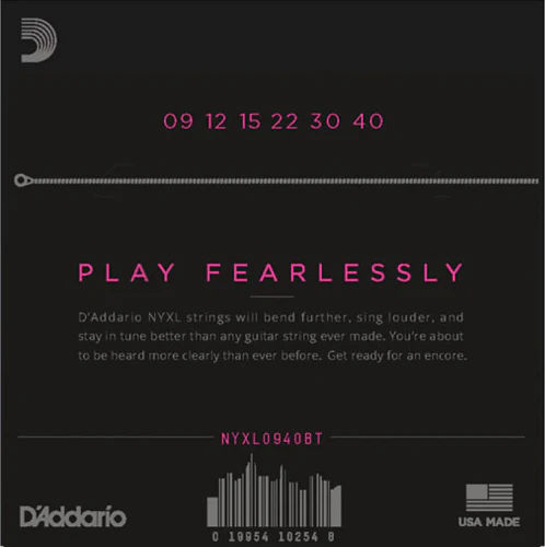 D'Addario Nickel Wound, Balanced TENSION, Super Light, 09-40 Electric Guitar Strings - Image 2