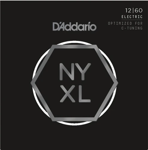 D'Addario Nickel Wound, Extra Heavy, 12-60 Electric Guitar Strings