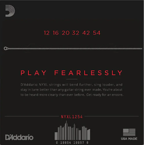 D'Addario Nickel Wound, Heavy, 12-54 Electric Guitar Strings - Image 2