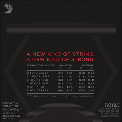 D'Addario Nickel Wound, Heavy, 12-54 Electric Guitar Strings - Image 3