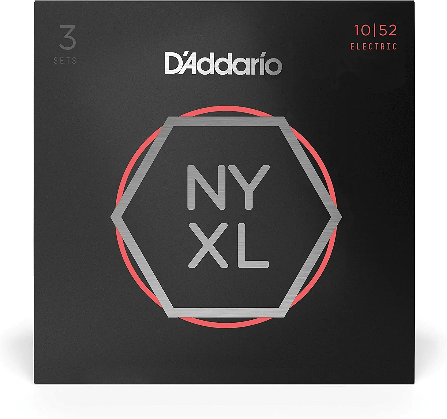 D'Addario Nickel Wound, Light Top/Heavy Bottom, 10-52 Electric Guitar Strings - Image 5