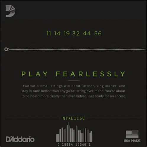 D'Addario Nickel Wound, Medium Top / Extra-Heavy Bottom, 11-56 Electric Guitar Strings - Image 2