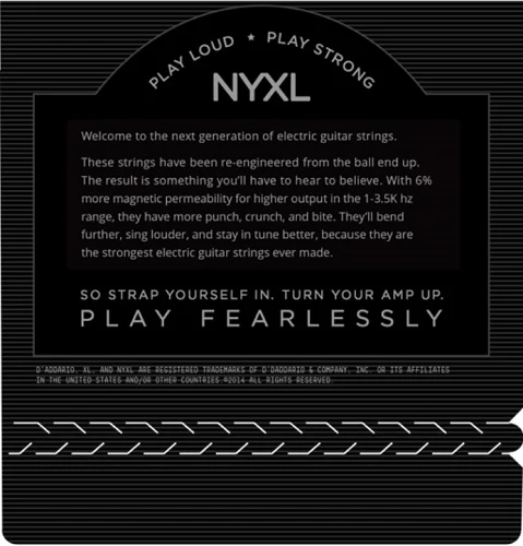 D'Addario Nickel Wound, Medium Wound 3RD, 13-56, Electic Guitar Strings NYXL1356W - Image 4