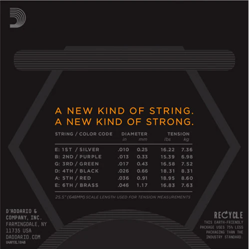 D'Addario Nickel Wound, Regular Light, 10-46 Electric Guitar Strings - Image 3