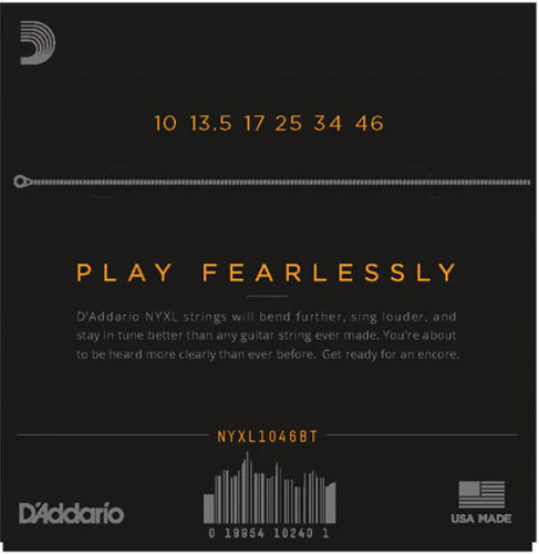 D'Addario  NYXL, Nickel Wound, Balanced TENSION, 10-46 Electric Guitar Strings - Image 2