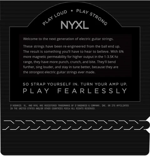 D'Addario  NYXL, Nickel Wound, Balanced TENSION, 10-46 Electric Guitar Strings - Image 4