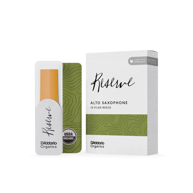 D'Addario Organic Reserve Alto Saxophone Reeds - 10 per Box