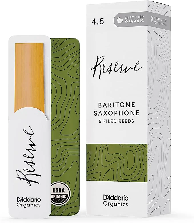 D'Addario Organic Reserve Baritone Saxophone Reeds - 5 Per Box - Image 11