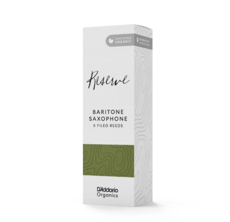 D'Addario Organic Reserve Baritone Saxophone Reeds - 5 Per Box - Image 2