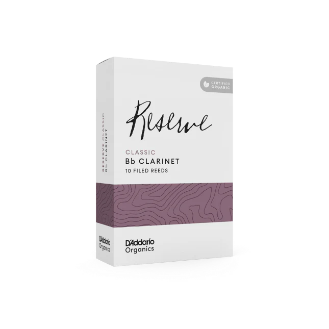 D'Addario Organic Reserve Classic Bb Clarinet Reeds - 10 Per Box - Image 2
