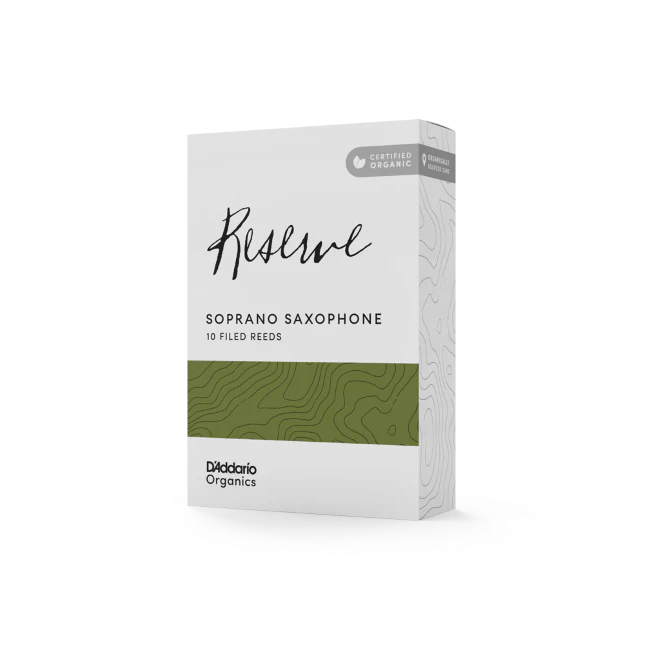 D'Addario Organic Reserve Soprano Saxophone Reeds - 10 Per Box - Image 2