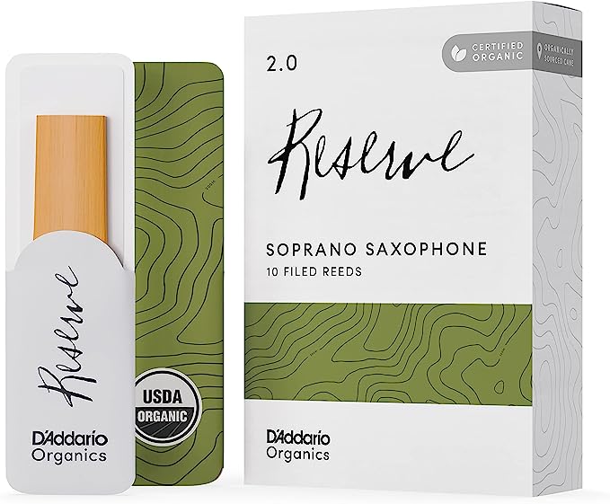 D'Addario Organic Reserve Soprano Saxophone Reeds - 10 Per Box - Image 5
