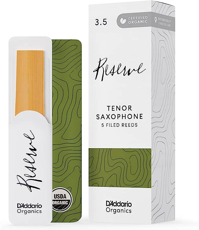 D'Addario Organic Reserve Tenor Saxophone Reeds - 5 Per Box - Image 7